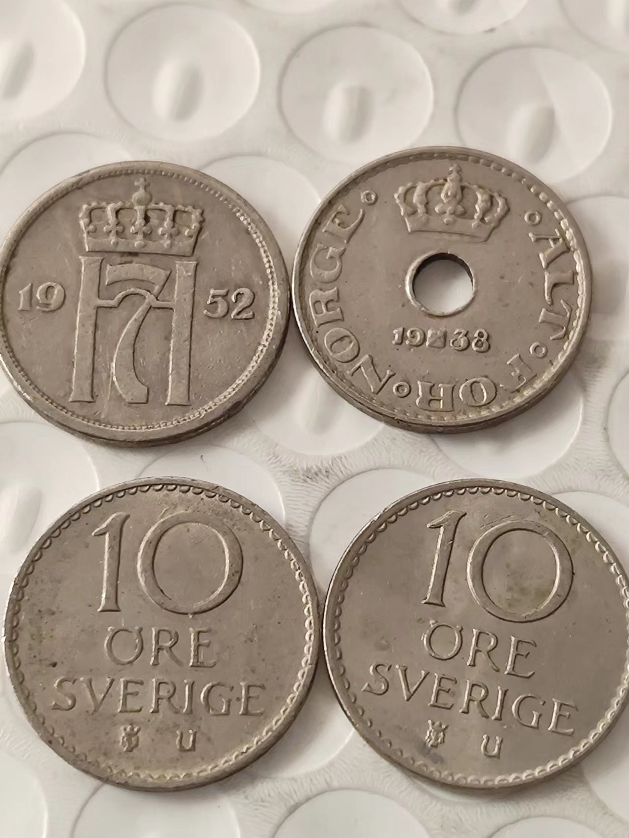 北欧各时代10欧尔4枚一组- 外币探秘- 外币探秘- 麦稀奇